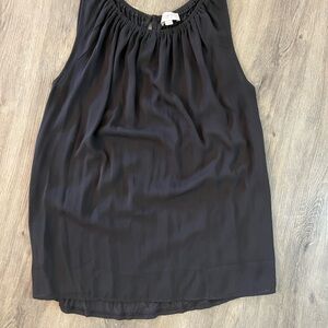 LOFT Black Sleeveless Blouse